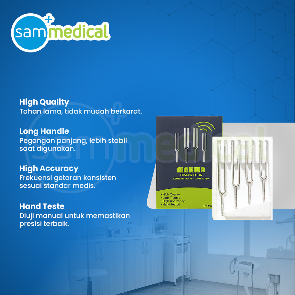 [120231713] MARWA Tuning Fork / Garputala set of 4 (D 288HZ , F 341.3 HZ, C 512 HZ, A 426.6 HZ) 