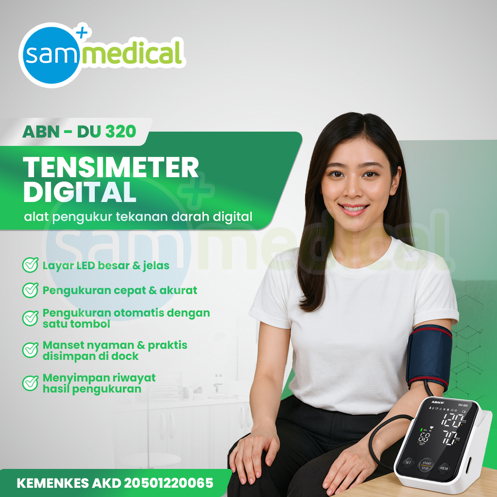 [120231722] ABN Digital Tensimeter DU-320