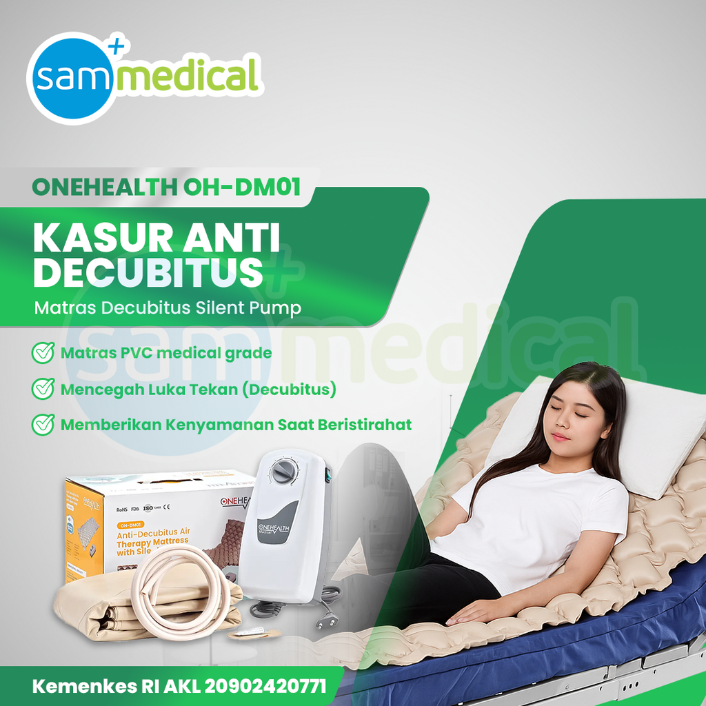 [120231730] One Health Kasur Anti Decubitus / Matras Decubitus Silent Pump OH-DM01