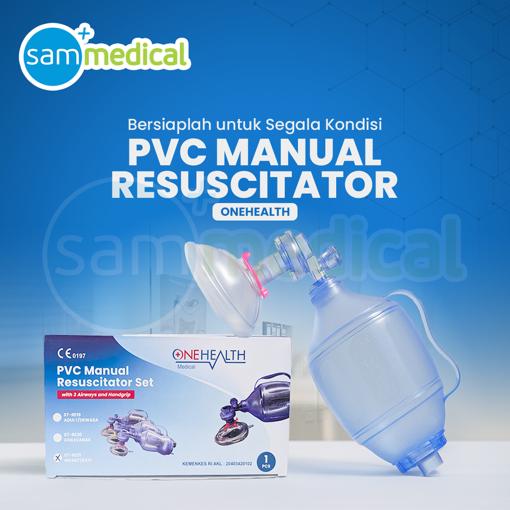One Health PVC Resusitator - Bayi (Disposable)