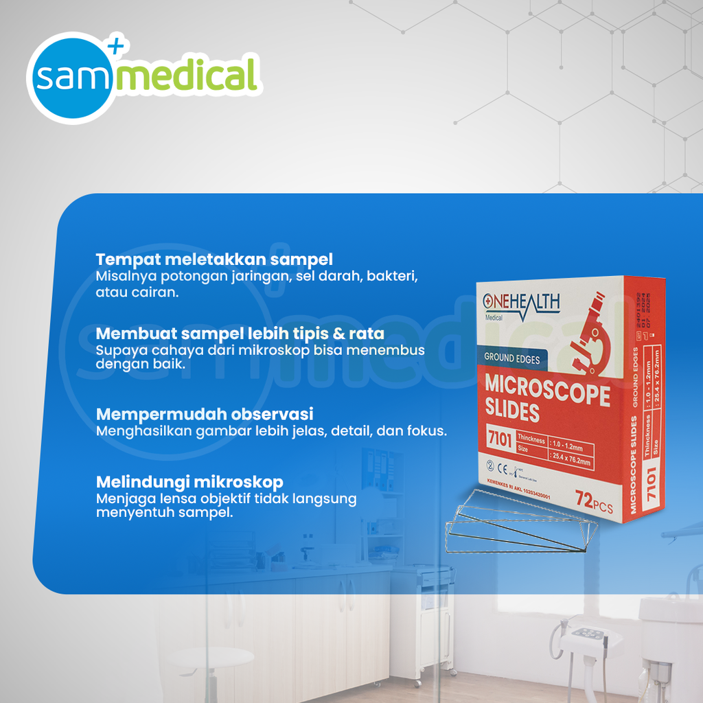 [120231755] One Health Objek Glass @72pcs Cat 7101 (Polos)