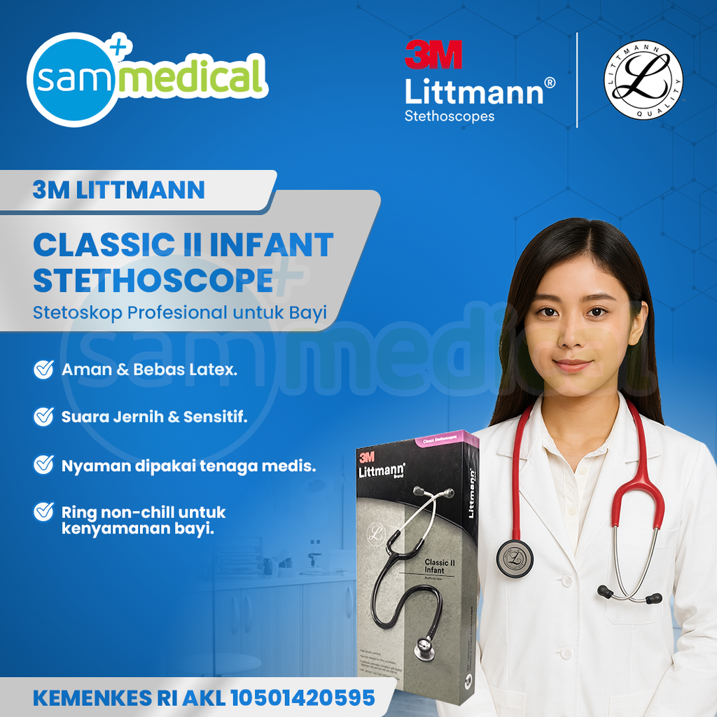 [120231759] Littmann Classic II Stethoscope Infant Red