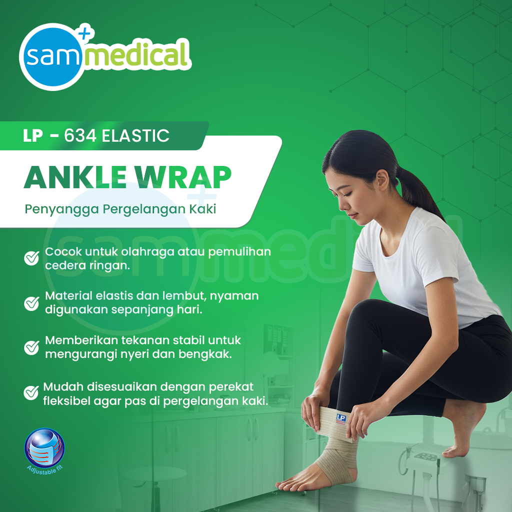 [120231863] LP Support Ankle Wrap-BK LP 634