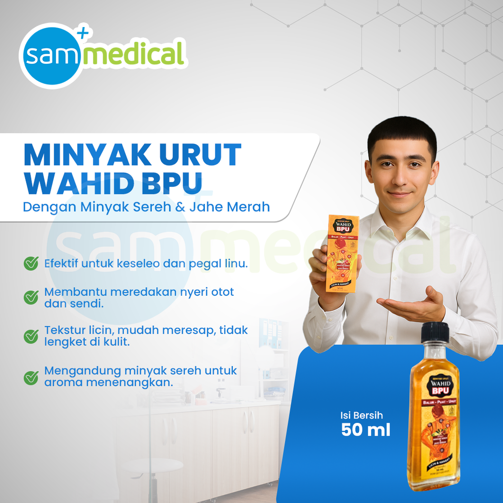 [120231876] Minyak Urut Wahid BPU@50 ml