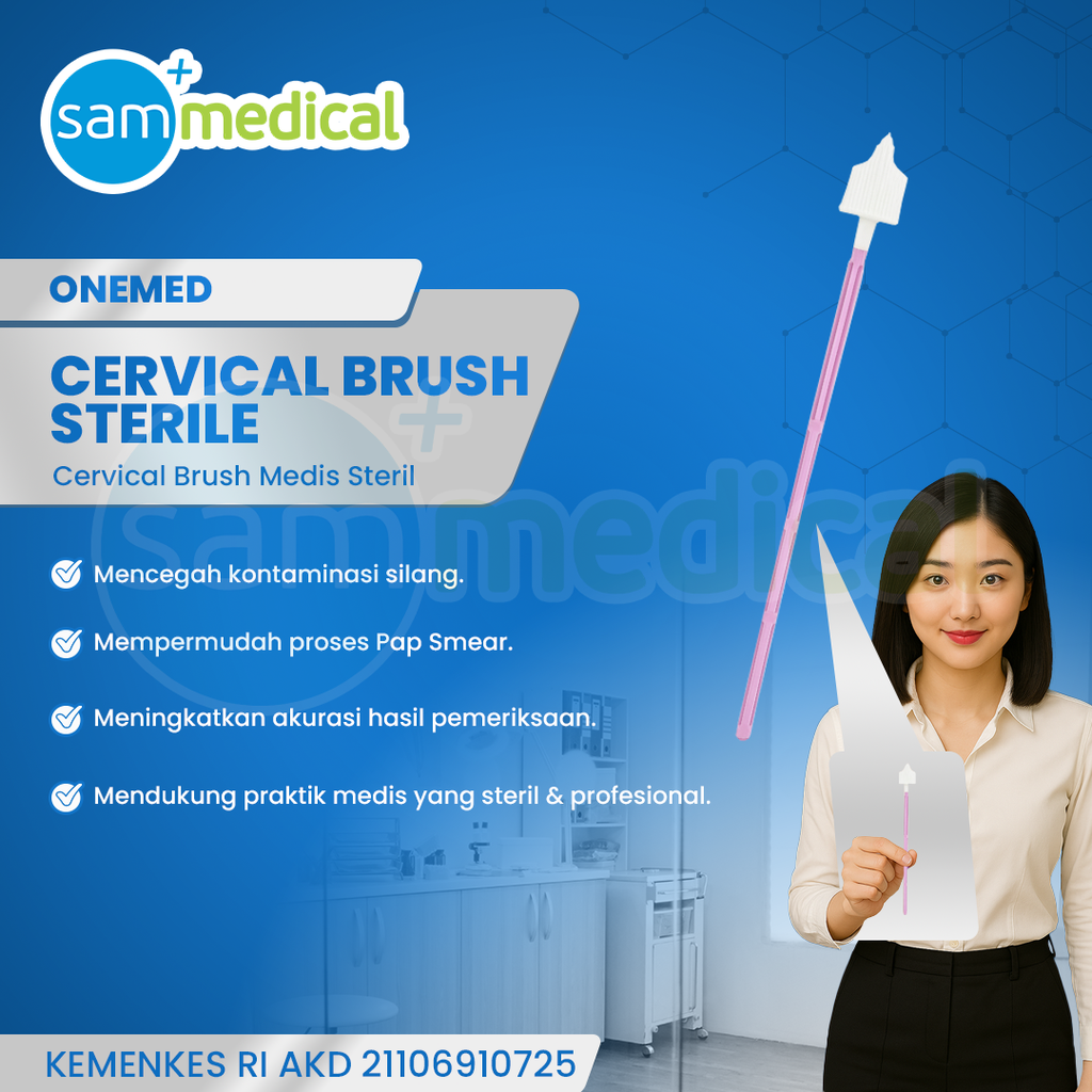 [120231878] OneMed Cervical Brush Sterile@pcs