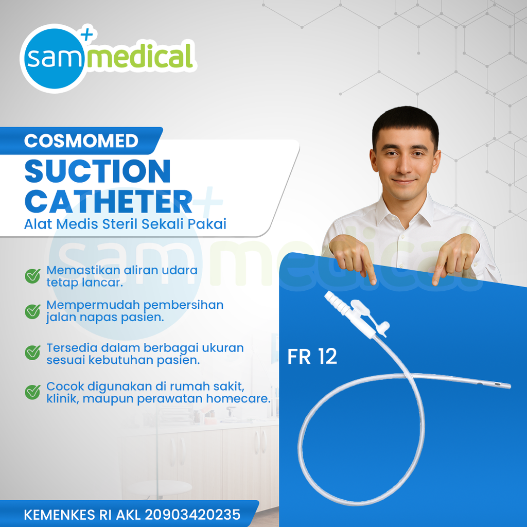 [120231883] Cosmomed Suction Catheter Fr 12
