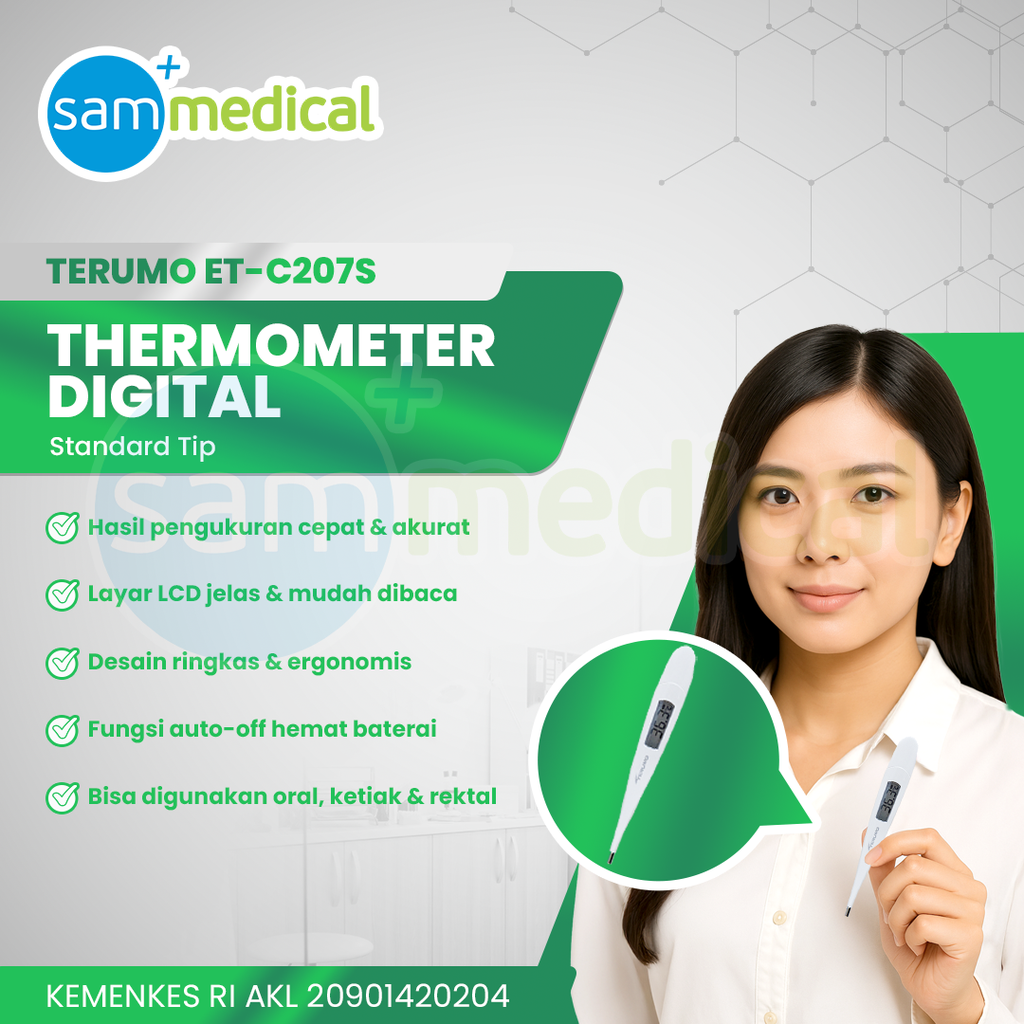 Terumo Digital Thermometer Axilla C207S