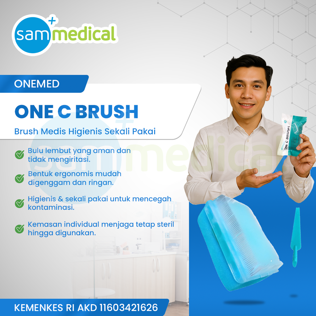 One Med One C-Brush/ Sikat Oprasi Steril