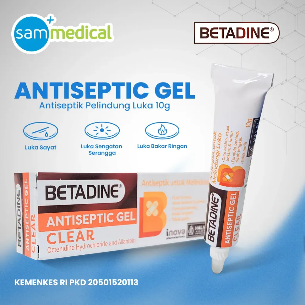 [120232007] Betadine Antiseptik Gel@10gr