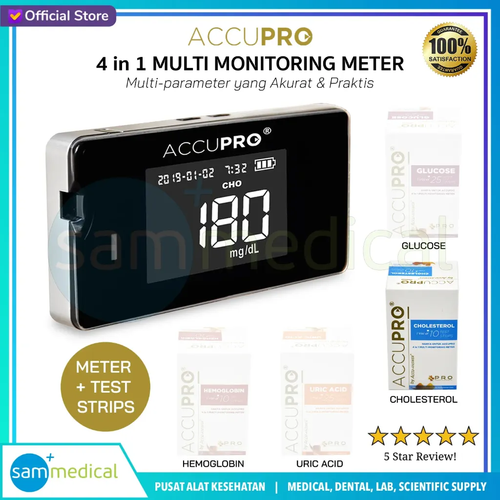 [120232027] Bundling Accupro Meter Only + Strip Cholesterol