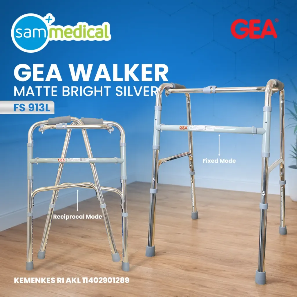 [120232055] GEA Walker Goyang Matte Bright Silver FS 913L