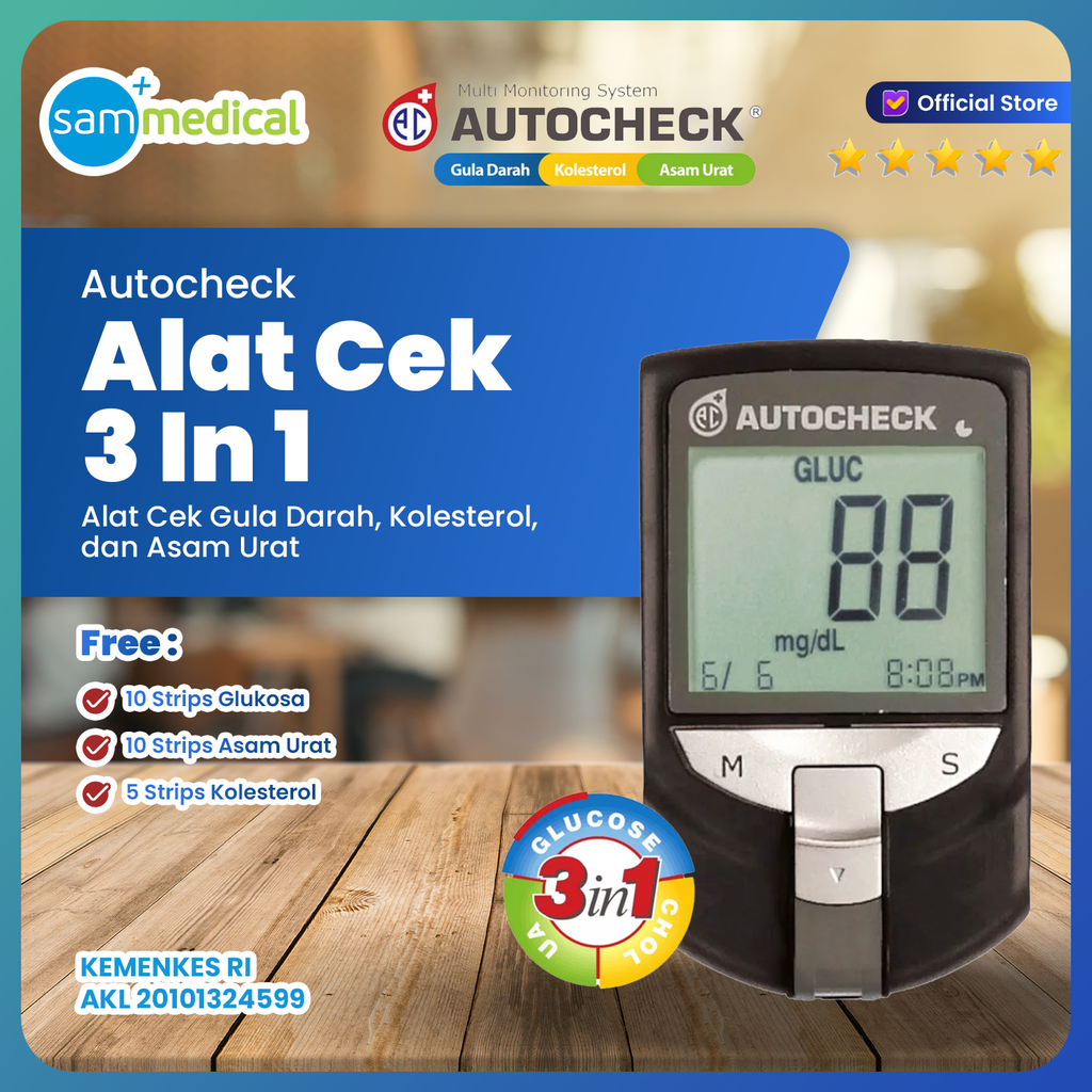Autocheck 3 in 1 Meter | sam medical