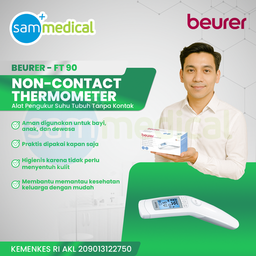 [00120150320] Beurer Non Contact Forehead Thermo FT 90