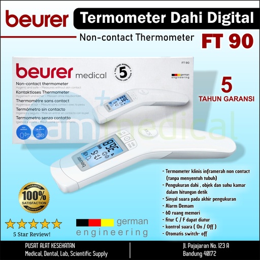 [00120150320] Beurer Non Contact Forehead Thermo FT 90