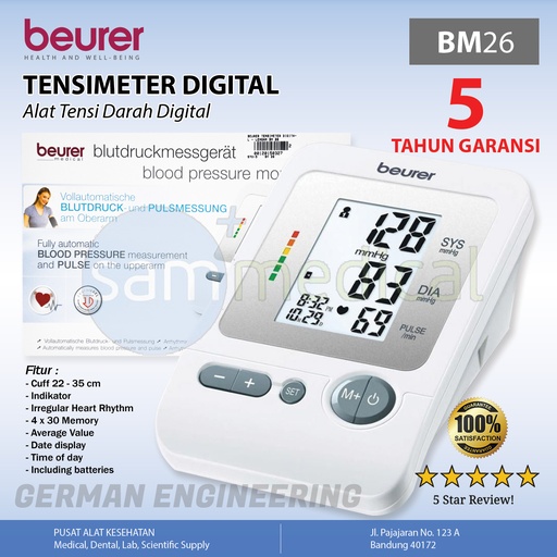 [00120150327] Beurer Tensimeter Digital - Lengan BM 26