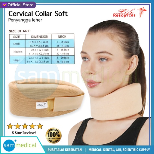 [00120151116] Liferesources Cervical Collar Soft - M