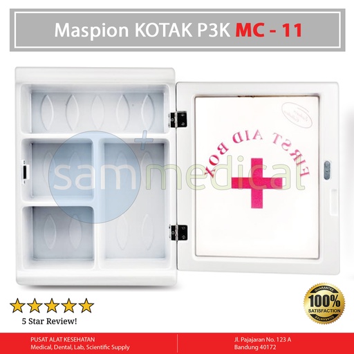[00120151485] Maspion Kotak P3K Obat Sedang MC11