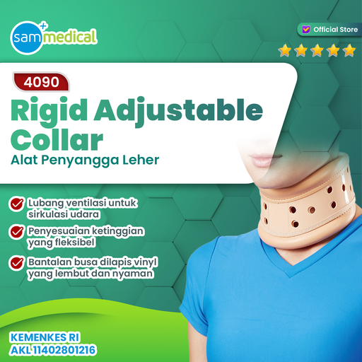 [00120151774] Oppo Rigid Adjustable Collar Size M - 4090