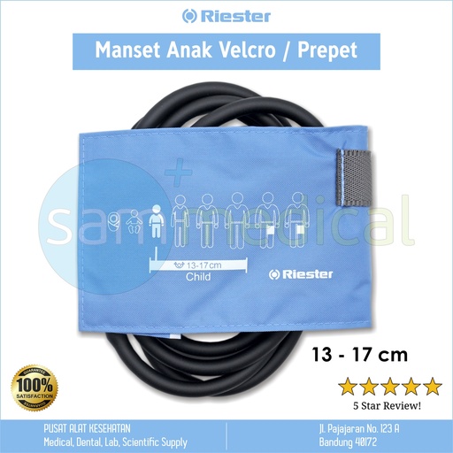 [00120152134] Riester Spare Part Manset Anak Velcro / Prepet 