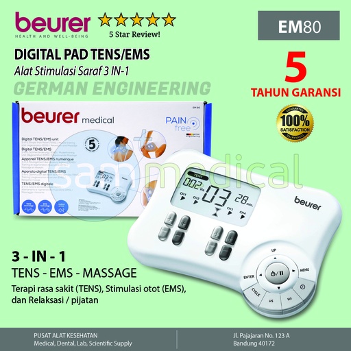 [00120153066] Beurer Digital Pad Tens EM 80