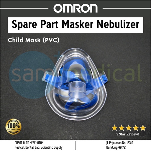 [00120153086] Omron Spare Part - Masker Nebulizer Anak