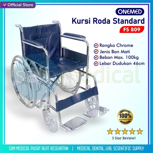 [00120154116] Kursi Roda Standard Velg Jari FS 809