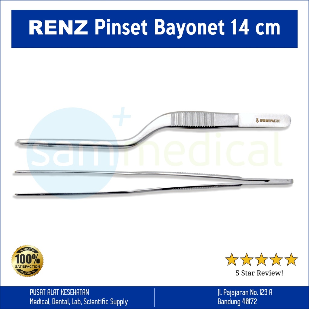 Renz Pinset Bayonet 14 cm | sam medical