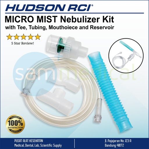 [00120154458] Hudson Micromist Nebulizer kit w/ T connector