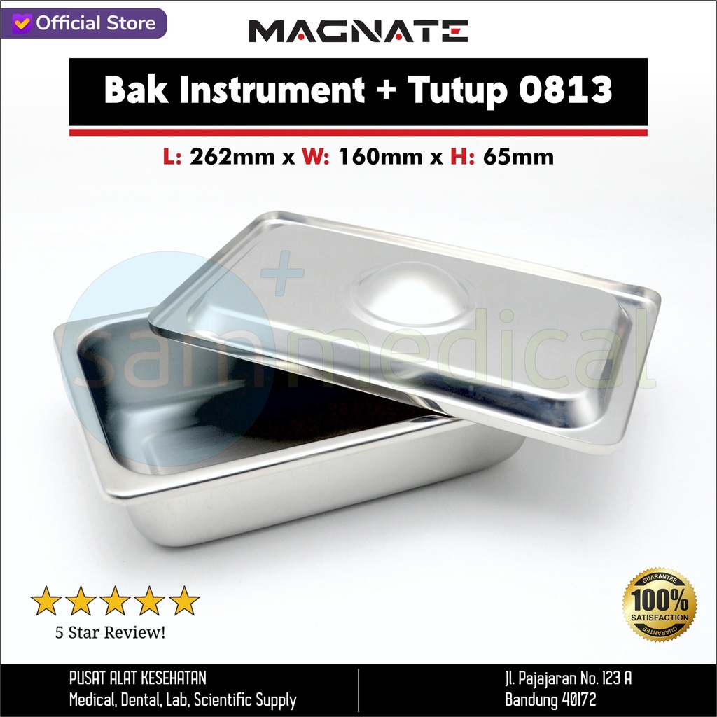 MAGNATE Bak Instrument L262 x W160 x H65mm | sam medical