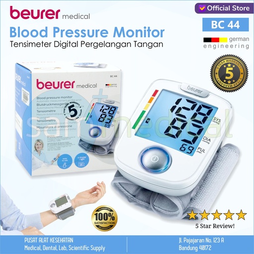 [00120160154] Beurer Tensimeter Digital - Pergelangan BC 44