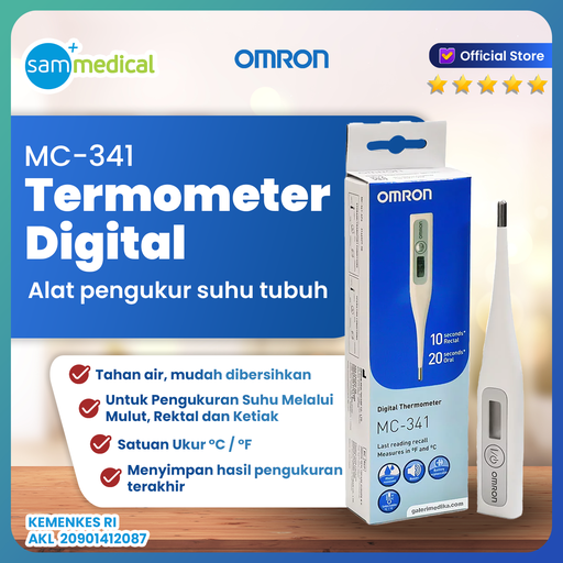 [00120160577] Omron Digital Thermometer Rigid  - MC 341
