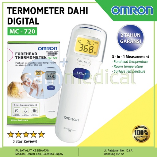 [00120160858] Omron Forehead Thermometer MC 720