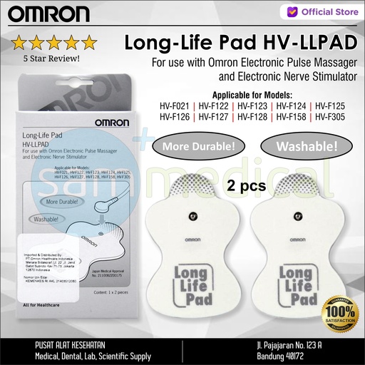 [00120160873] Omron Spare Part - Pad Electrotherapy Long Life Pads