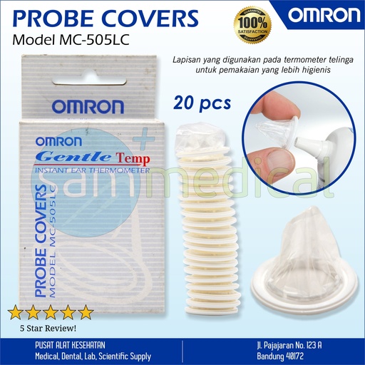 [00120160877] Omron Spare Part - Probe Cover for MC 501/505 (20pcs)