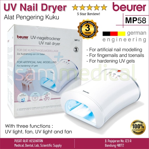 [00120170124] Beurer UV Nail Dryer MP 58