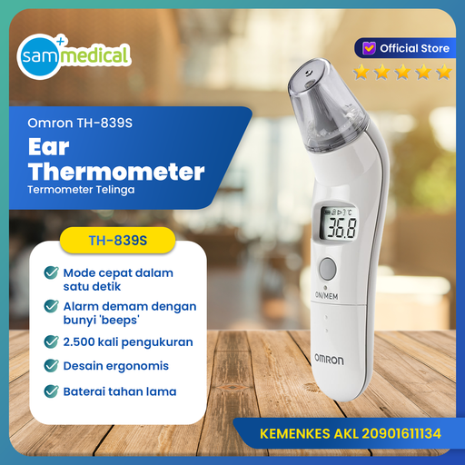 [00120170345] Omron Digital Ear Thermometer TH-839S