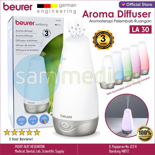 [00120170461] Beurer Aroma Diffuser and Low Level Humidifier - LA 30
