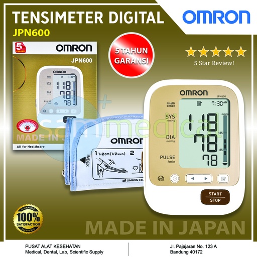 [00120170495] Omron Tensimeter - Lengan Intelisense - JPN 600
