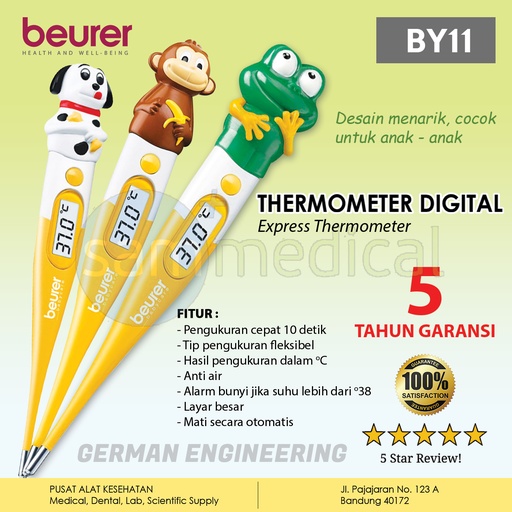 [00120180031] Beurer Instant Thermometer Monkey - BY 11