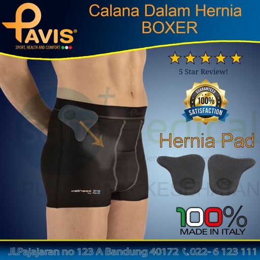 [00120180126] PAVIS Erniaboxer / Celana Hernia 655 - Size M (82-94CM)