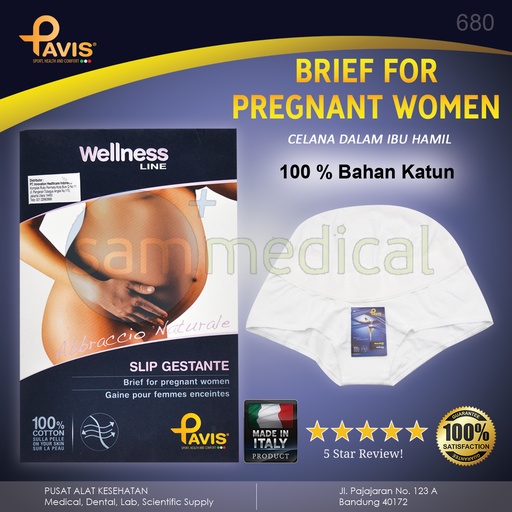 [00120180399] PAVIS Brief for Pregnant Women 680 - XXL (117-127cm)