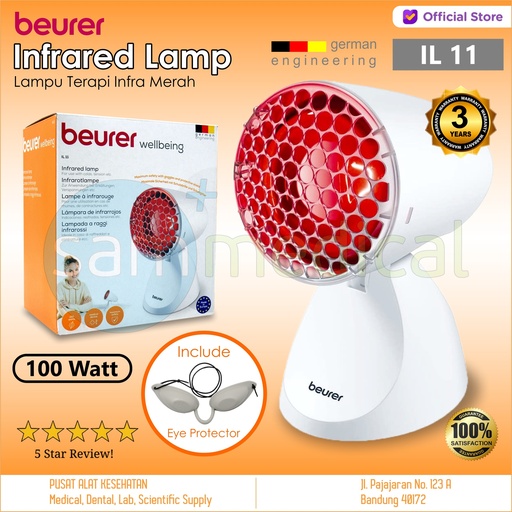 [00120180417] Beurer Lampu Infra Red 100watts IL 11 