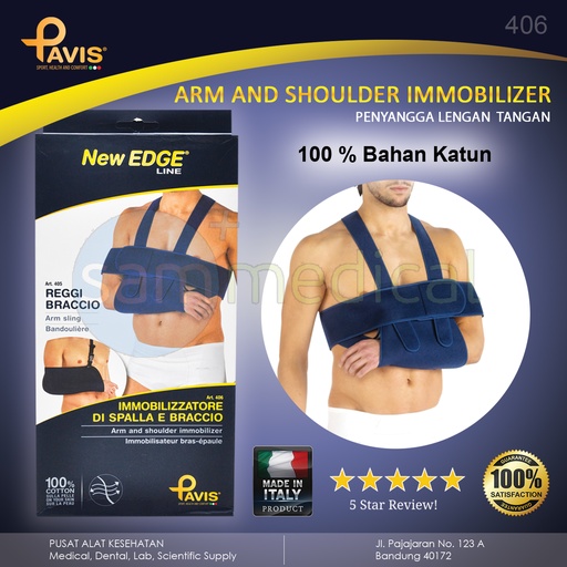 [00120180489] Pavis Arm Sling & Shoulder 406N - L (90-105 cm)