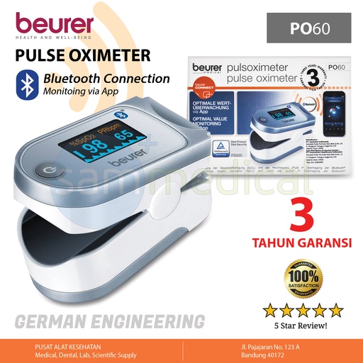 [00120190276] Beurer Pulse Oximeters Bluetooth® PO 60