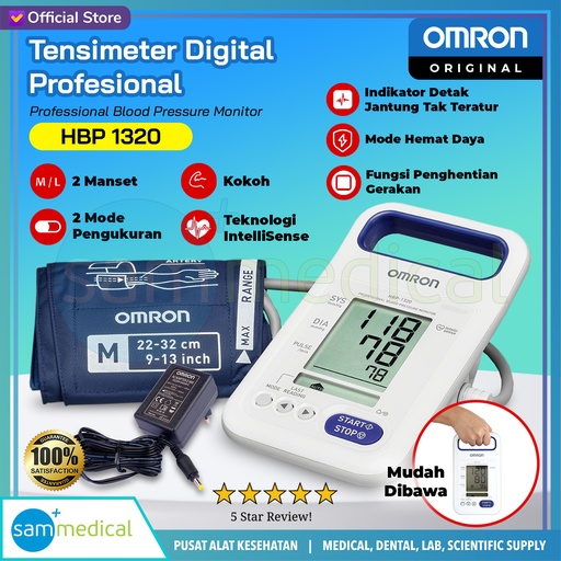 [00120200006] Omron Tensimeter Digital Profesional HBP 1320