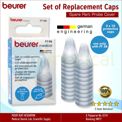 [00120200116] Beurer Spare Part - Probe Cover ft 58 @20pcs