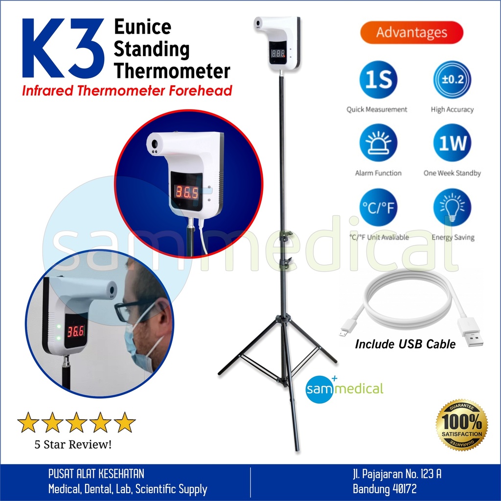 Eunice K3 Standing Thermometer | sam medical