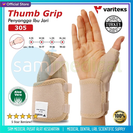 [00120210129] Variteks Wrist Splint Thumb Grip Size XL - VAR 305
