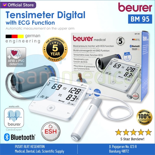 [00120210294] Beurer Tensimeter Digital with ECG Function BM-95