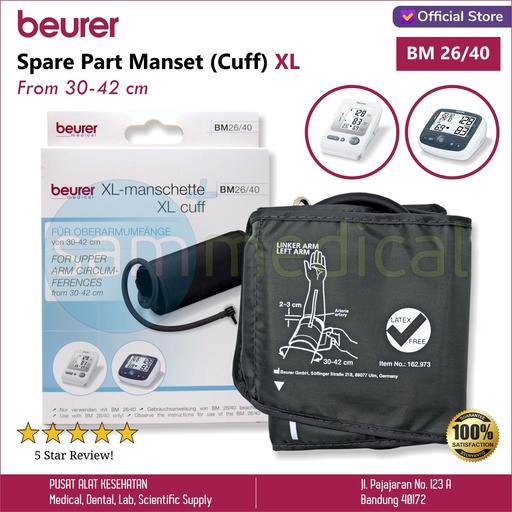 [00120210687] Beurer Spare Part - Manset Size XL BM 26